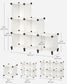 6 Cube DIY Storage Organizer with Feet Cream White FredCo