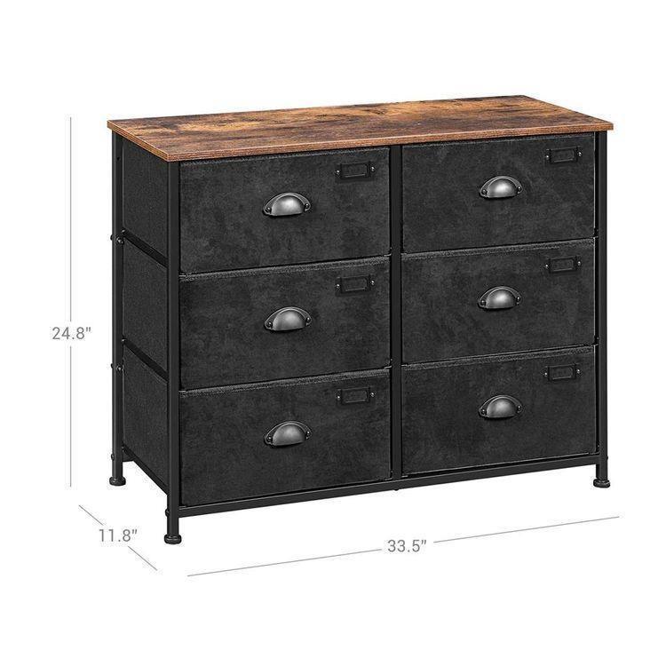 6 Drawers Wide Dresser FredCo