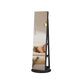 6 LEDs Lockable Mirror Jewelry Cabinet FredCo