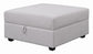 6 PC SECTIONAL 551511-SET Coaster FredCo