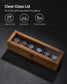 6-Slot Watch Case with Glass Lid FredCo