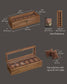 6-Slot Watch Case with Glass Lid FredCo