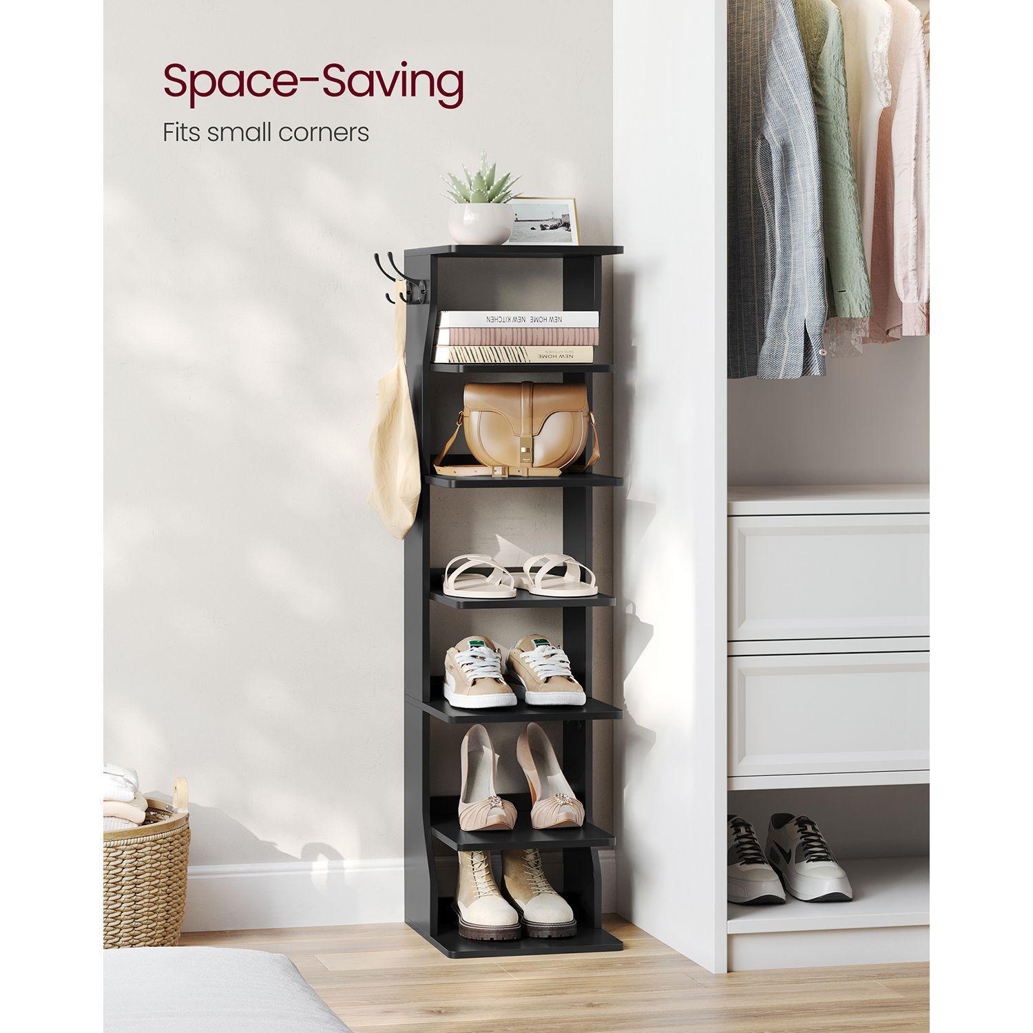 6-Tier Corner Shoe Rack FredCo