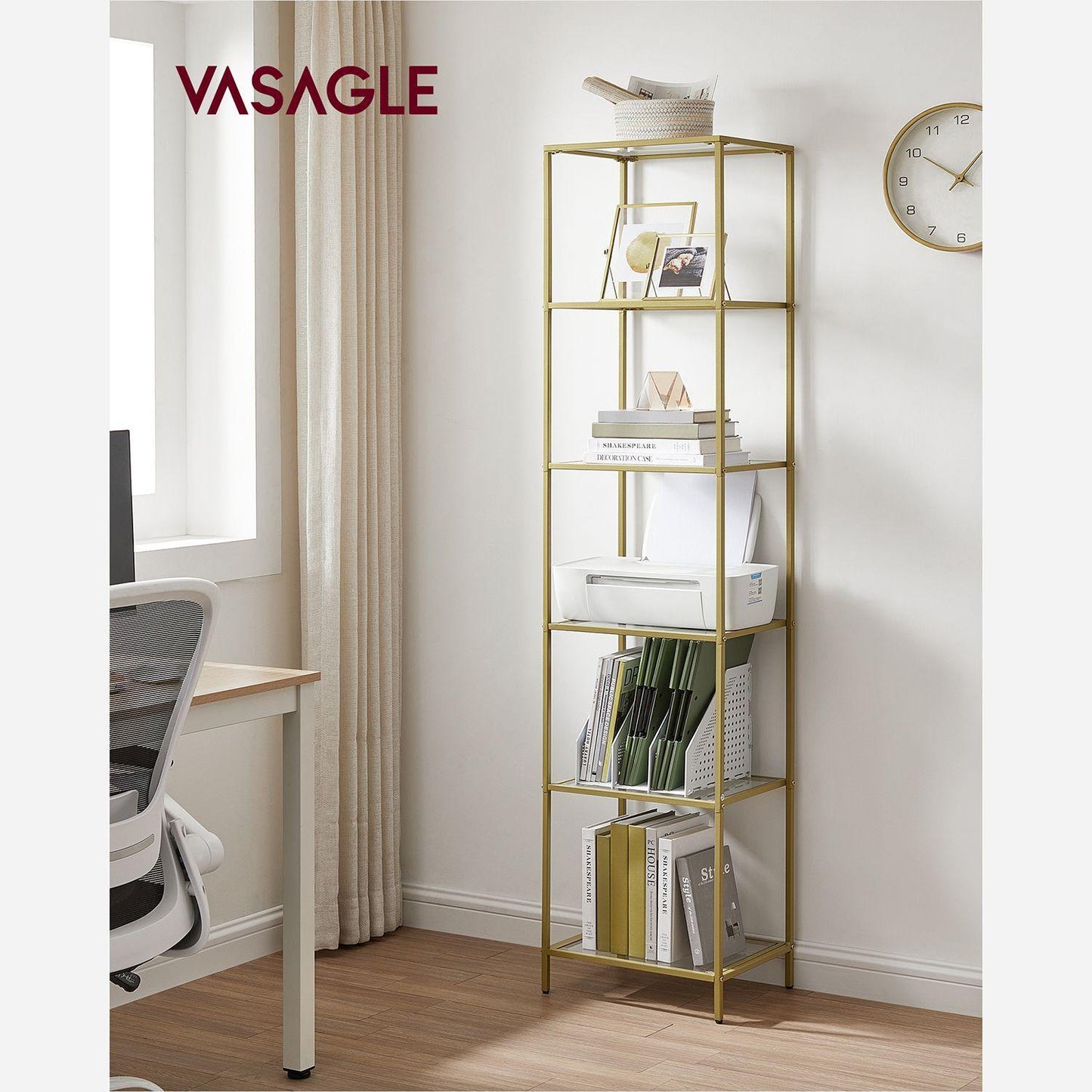 6-Tier Glass Shelf FredCo