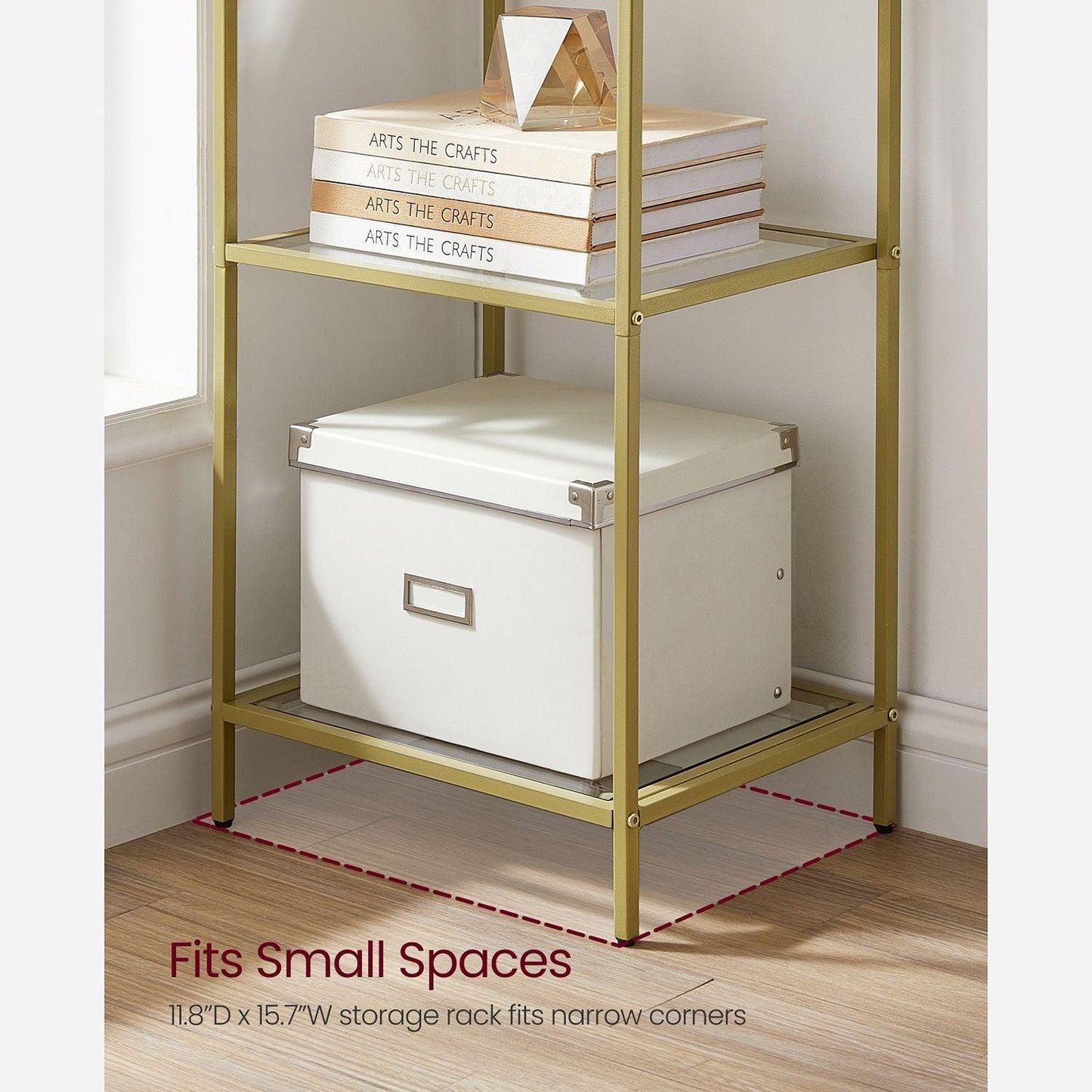 6-Tier Glass Shelf FredCo