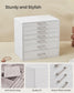 6-Tier JJewelry Box with Mirror FredCo