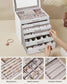 6-Tier JJewelry Box with Mirror FredCo