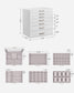 6-Tier JJewelry Box with Mirror FredCo