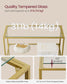 6-Tier Shelving Metallic Gold FredCo