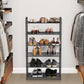 6 Tier Shoe Rack Gray 28 Inch FredCo