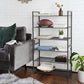 6 Tier Shoe Rack Gray 28 Inch FredCo