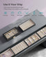 6-Tier Stackable Jewelry Trays Ink Black FredCo