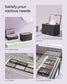 6-Tier Stackable Jewelry Trays Ink Black FredCo