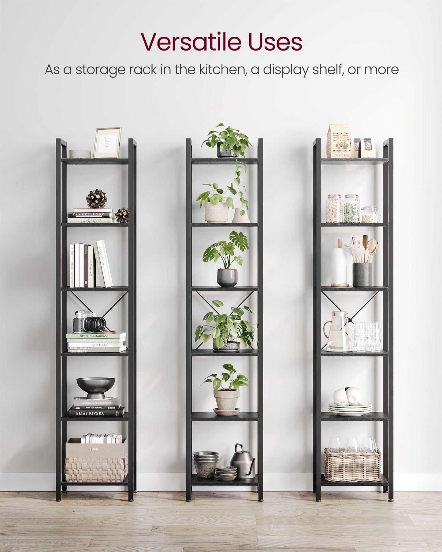 6-Tier Tall Bookshelf FredCo
