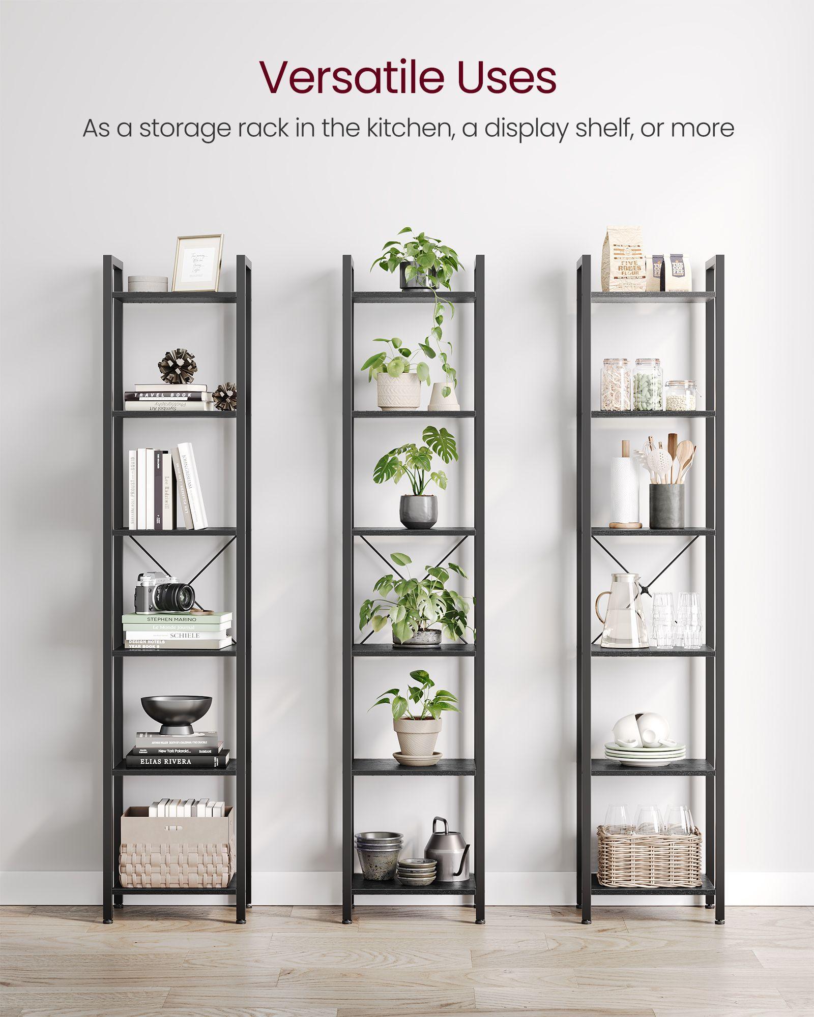 6-Tier Tall Bookshelf FredCo