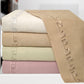 600-Thread Count 100% Egyptian Cotton Greek Key Deep Pocket Sheet Set FredCo