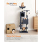 61-Inch Cat Tree Smoky Gray FredCo