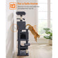 61-Inch Cat Tree Smoky Gray FredCo