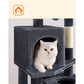 61-Inch Cat Tree Smoky Gray FredCo
