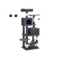 61-Inch Cat Tree Smoky Gray FredCo