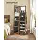 61-Inch Jewelry Cabinet with Lights FredCo