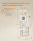 61" Tall Multi-Level Cat Tree with Scratching Posts Cream White FredCo