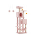 61" Tall Multi-Level Cat Tree with Scratching Posts Jelly Pink FredCo