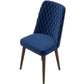 Best selling Katie Mid-Century Modern Velvet Dining Chair (Set Of 2)- Blue, Solid Wood, 20x18x36 Inches Table Chairs for Living Room Bedroom Outdoor Lounge FredCo