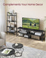 63'' TV Stand with Storage Shelves FredCo