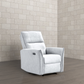 Modern light gray recliner chair for living room, FredCo International furniture