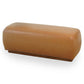 Kelvin Vegan Tan Leather Bench FredCo