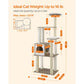 65-Inch Modern Cat Tower FredCo