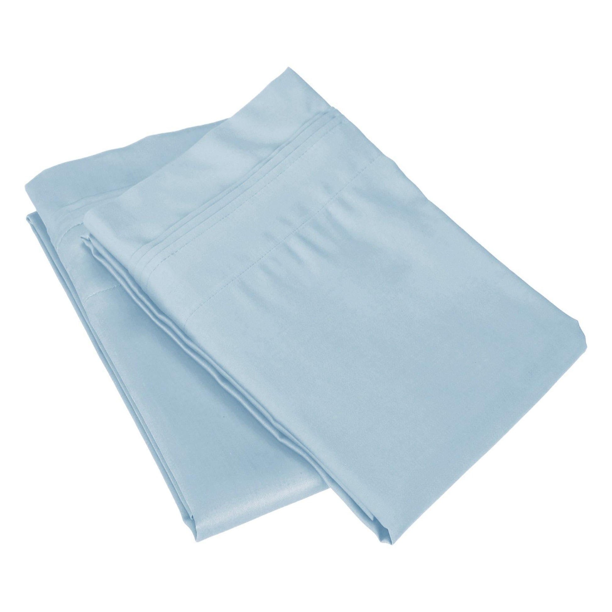 650-Thread Count 100% Egyptian Cotton Lightweight Plush Pillowcase Set FredCo