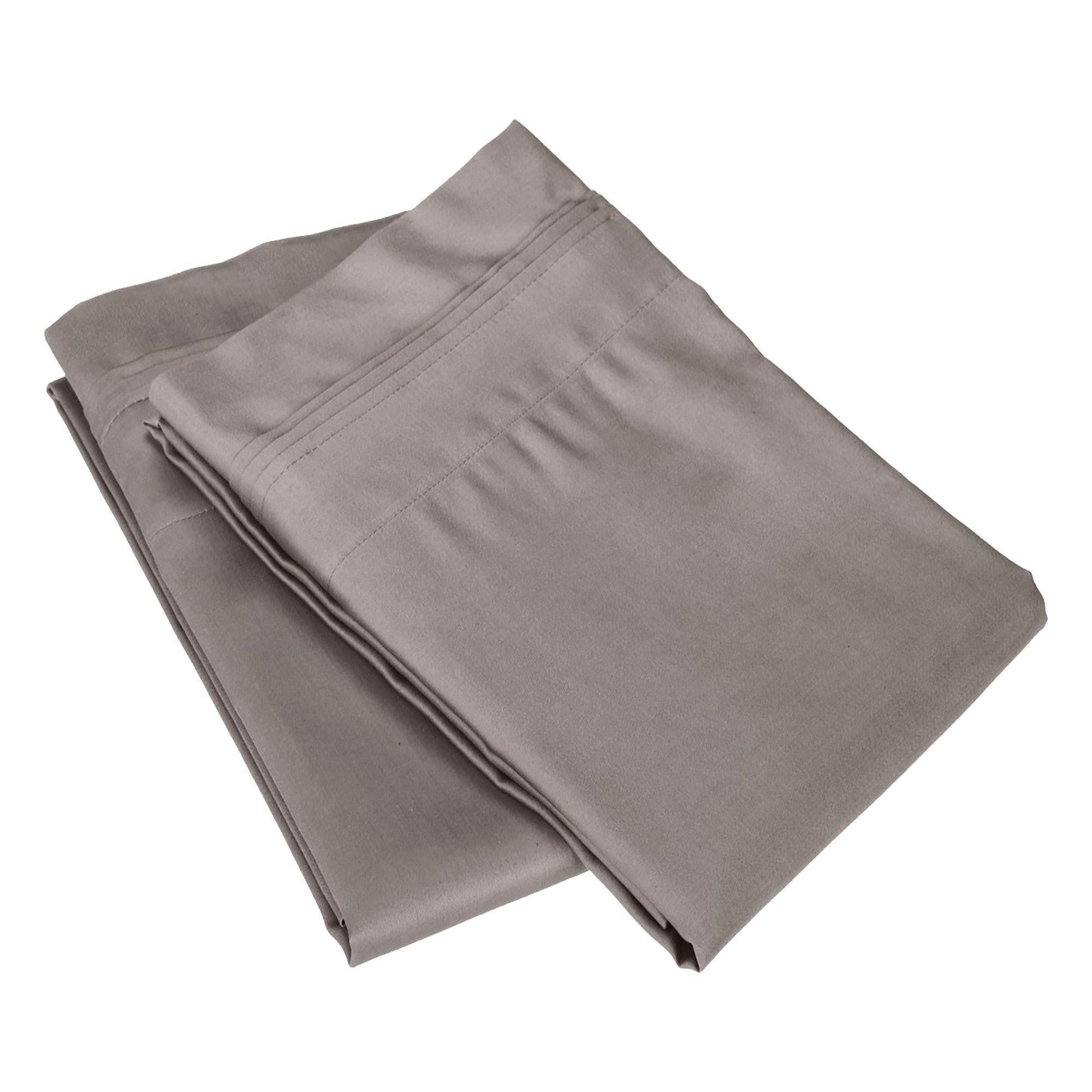 650-Thread Count 100% Egyptian Cotton Lightweight Plush Pillowcase Set FredCo