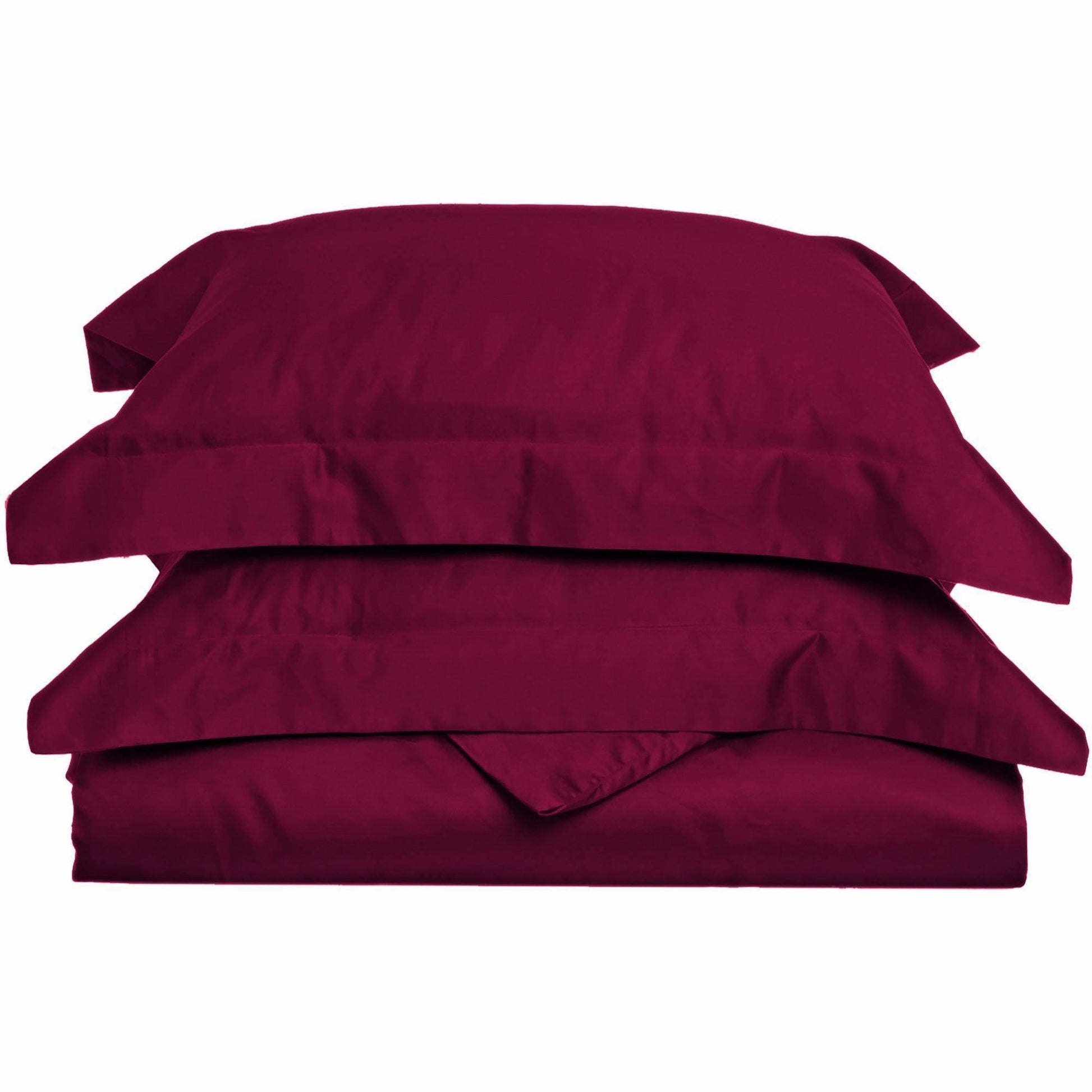 650-Thread Count 100% Egyptian Cotton Luxurious Plush Duvet Cover Set FredCo
