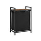 65L Laundry Hamper Rustic Brown and Black FredCo