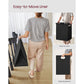 65L Laundry Hamper Rustic Brown and Black FredCo