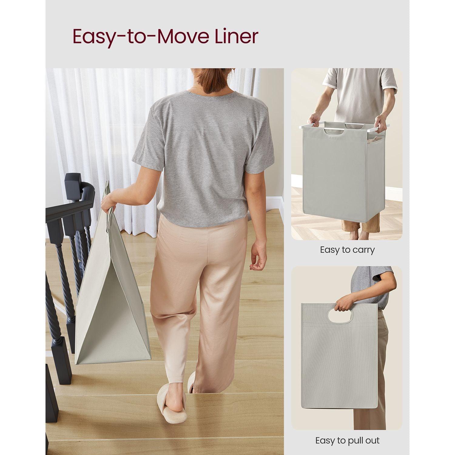 65L Laundry Hamper White FredCo