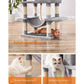 66.1-Inch Cat Tree Light Gray FredCo