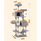 66.1-Inch Cat Tree Light Gray FredCo