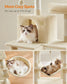 66.1" Tall Large Multi-Level Cat Tree with 13 Scratching Posts Beige FredCo