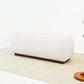 Kelvin Ivory Boucle Bench FredCo