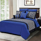 7-Piece Bedding Set, Comforter, Shams and Decorative Pillows FredCo