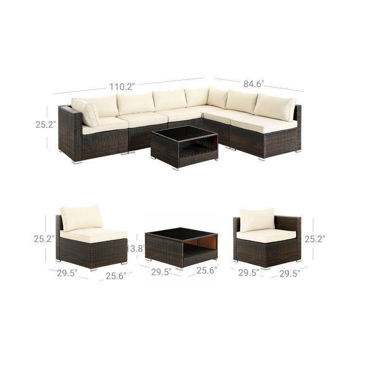 7-Piece Patio Furniture Set FredCo
