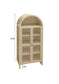 70.28' Tall Arched Kitchen Pantry, Modern Farmhouse Wood Cabinet FredCo