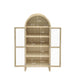 70.28' Tall Arched Kitchen Pantry, Modern Farmhouse Wood Cabinet FredCo