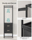 70.9” Wide Freestanding Clothes Rack Ebony Black FredCo