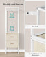 70.9” Wide Freestanding Clothes Rack Natural Beige FredCo
