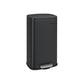 8 Gallon Black Trash Can with Lid FredCo