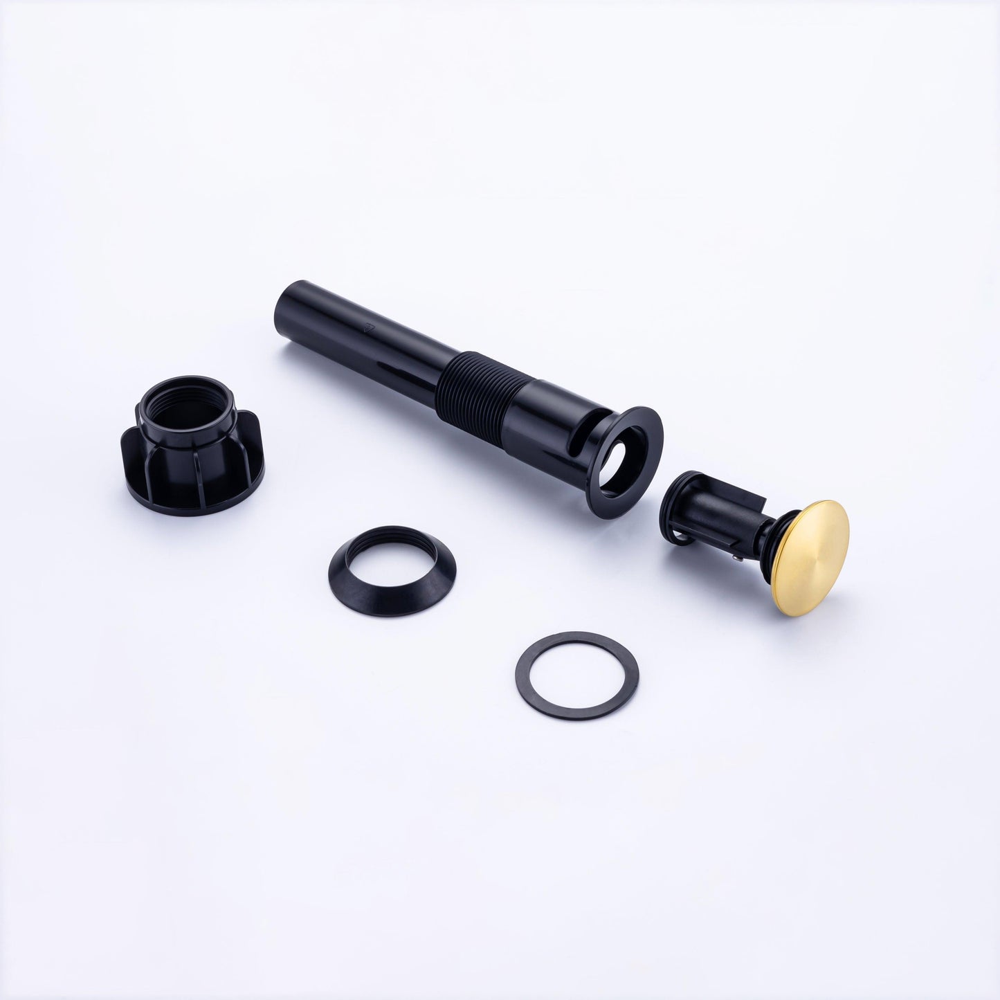 8 inch Widespread Bathroom Faucet Brushed Gold for Sink 3 Hole Brass 2 Handle FredCo